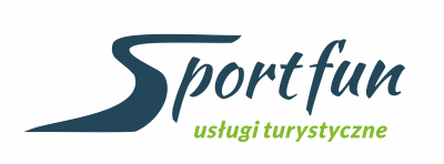 Ilustracja przedstawia logotyp szkółki Sport Fun.