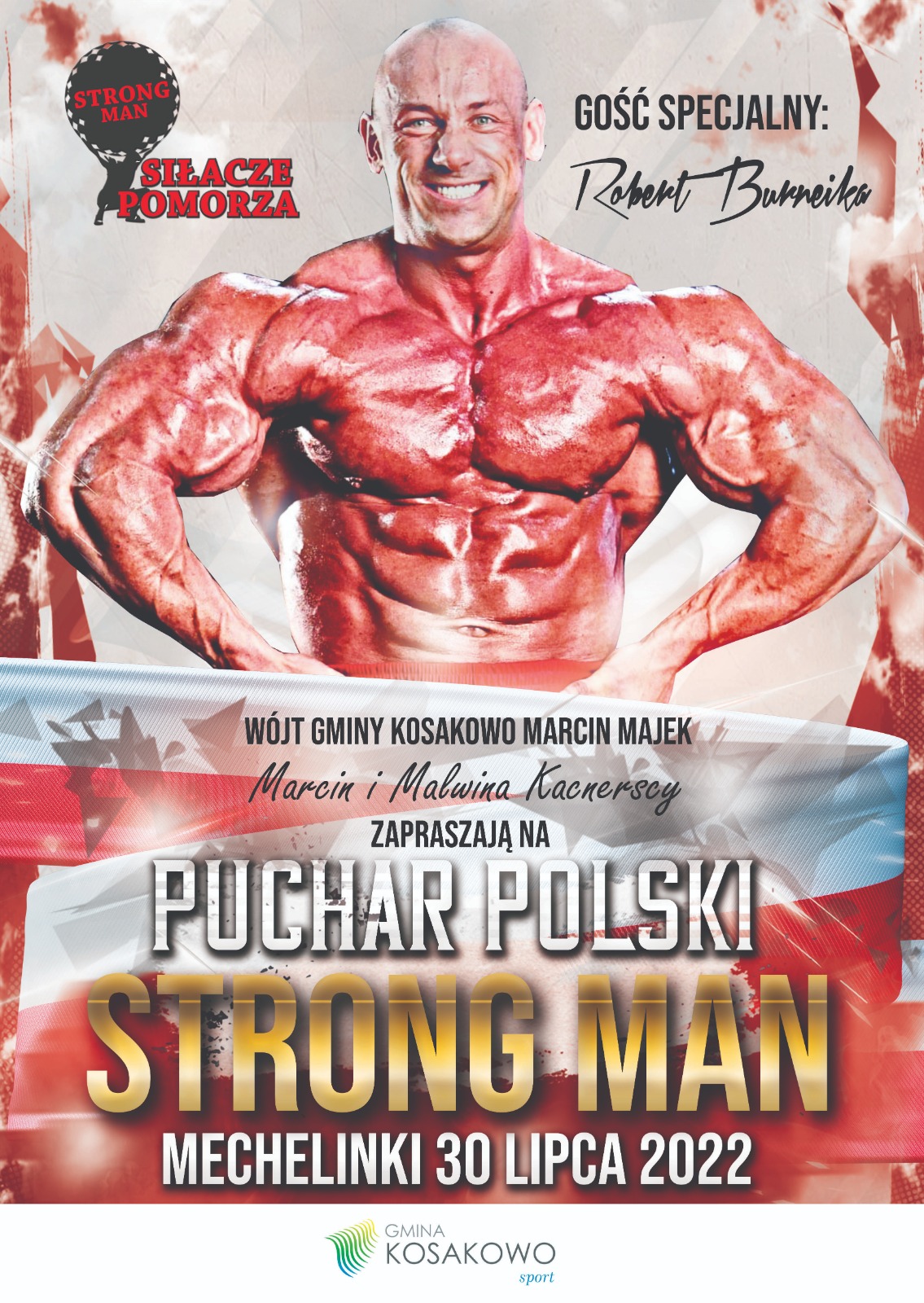 Obrazek przedstawia plakat Puchar Polski Strong Man
