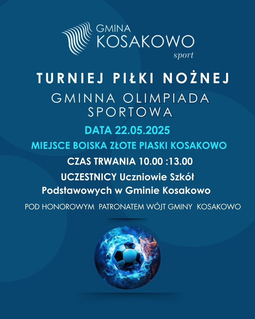 PLAKAT TURNIEJ PIŁKI NOŻNEJ