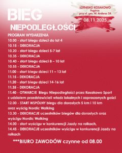 BIEG NIEPODLEGŁOSCSCI SCENARIUSZ WYDARZENIA ..