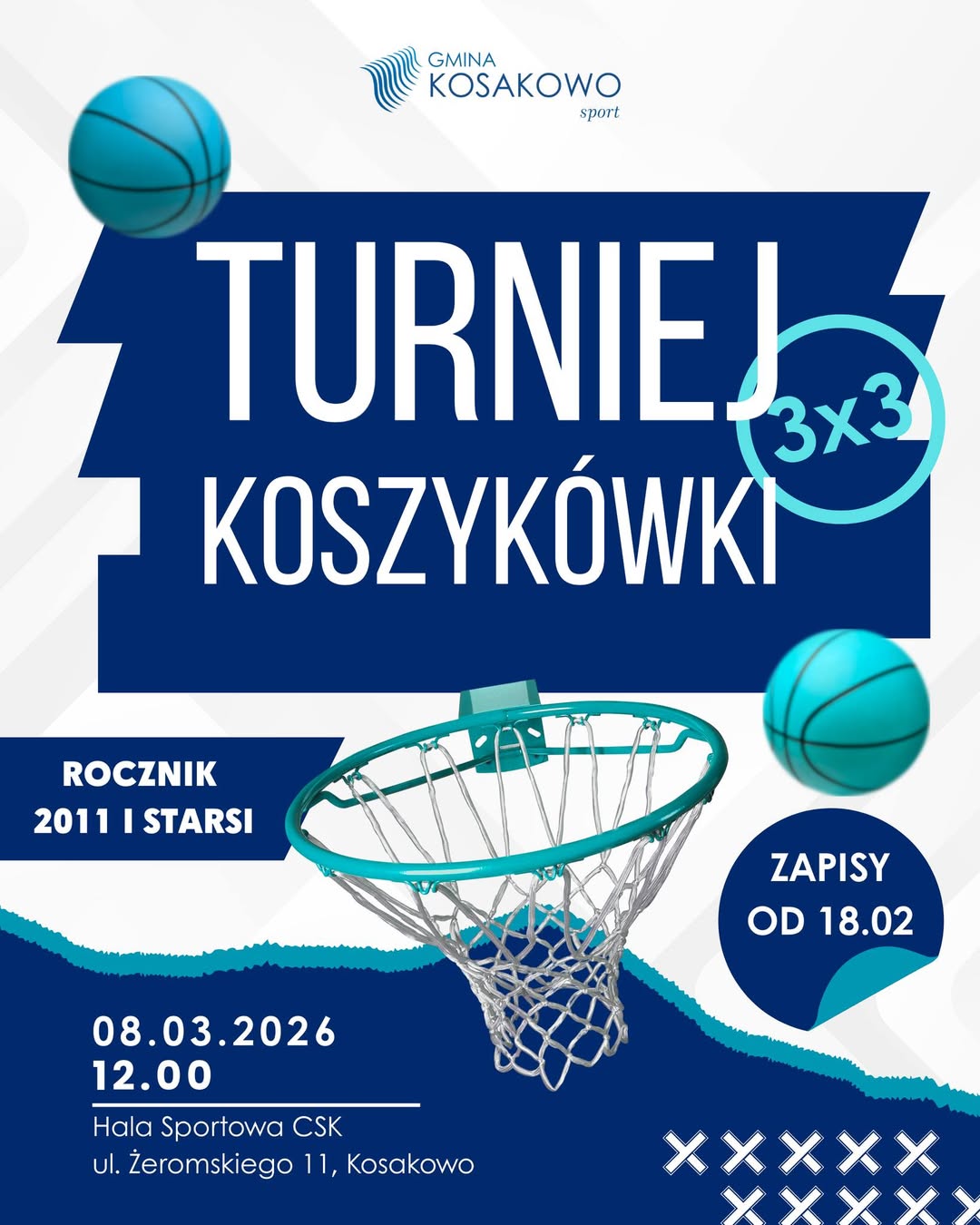 TURNIEJ KOSZYKÓWKI